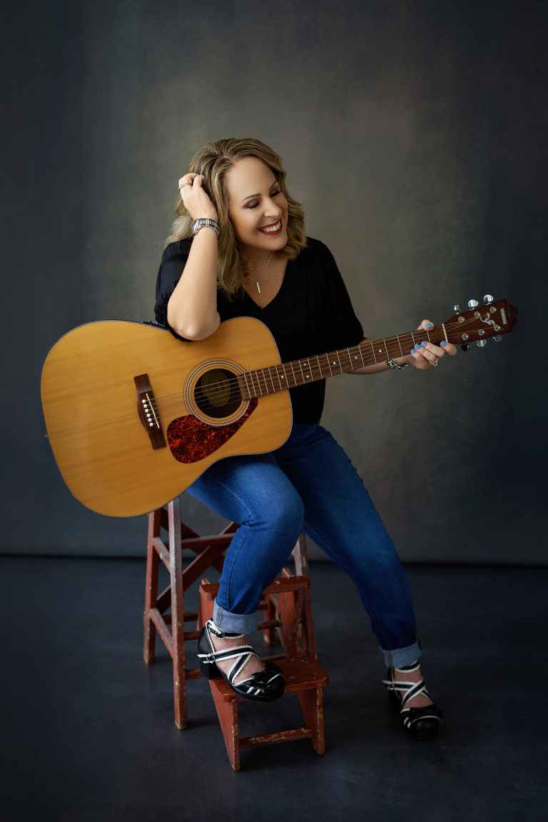 Holly + Guitar